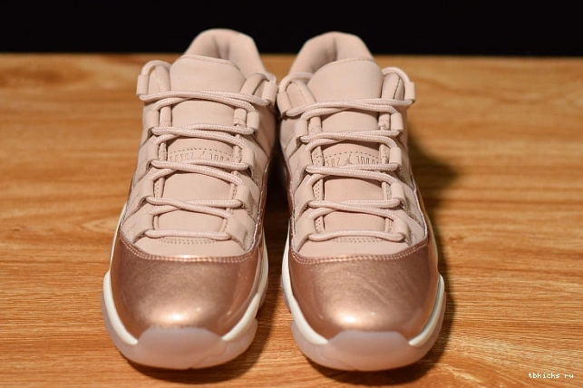Cheap TB Gold Rose Jordan AH7860-105 Air 11 GS Low 0808